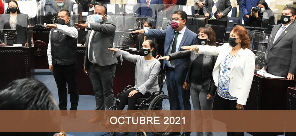 imagen que muestra a los diputados integrantes de la directiva del mes de octubre de 2021-abre en una nueva pestaña